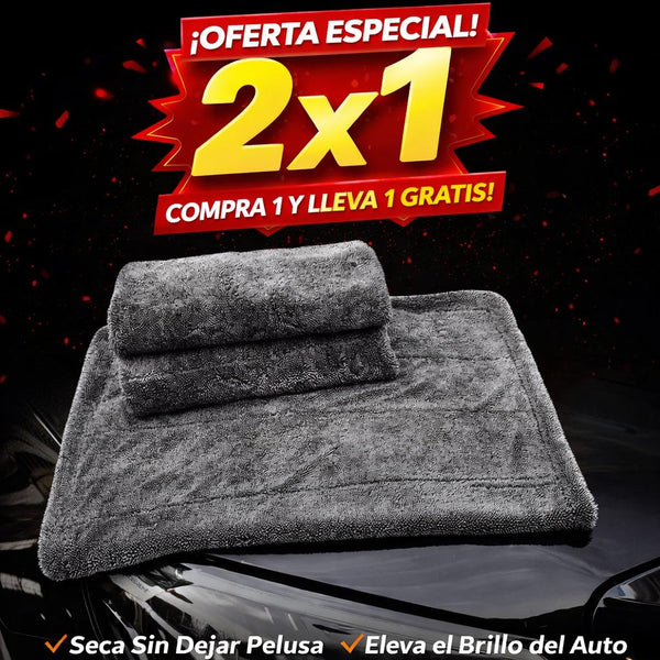 Promo 2x1 | Paño de Microfibra 1400 GSM 60x40 cm Profesional