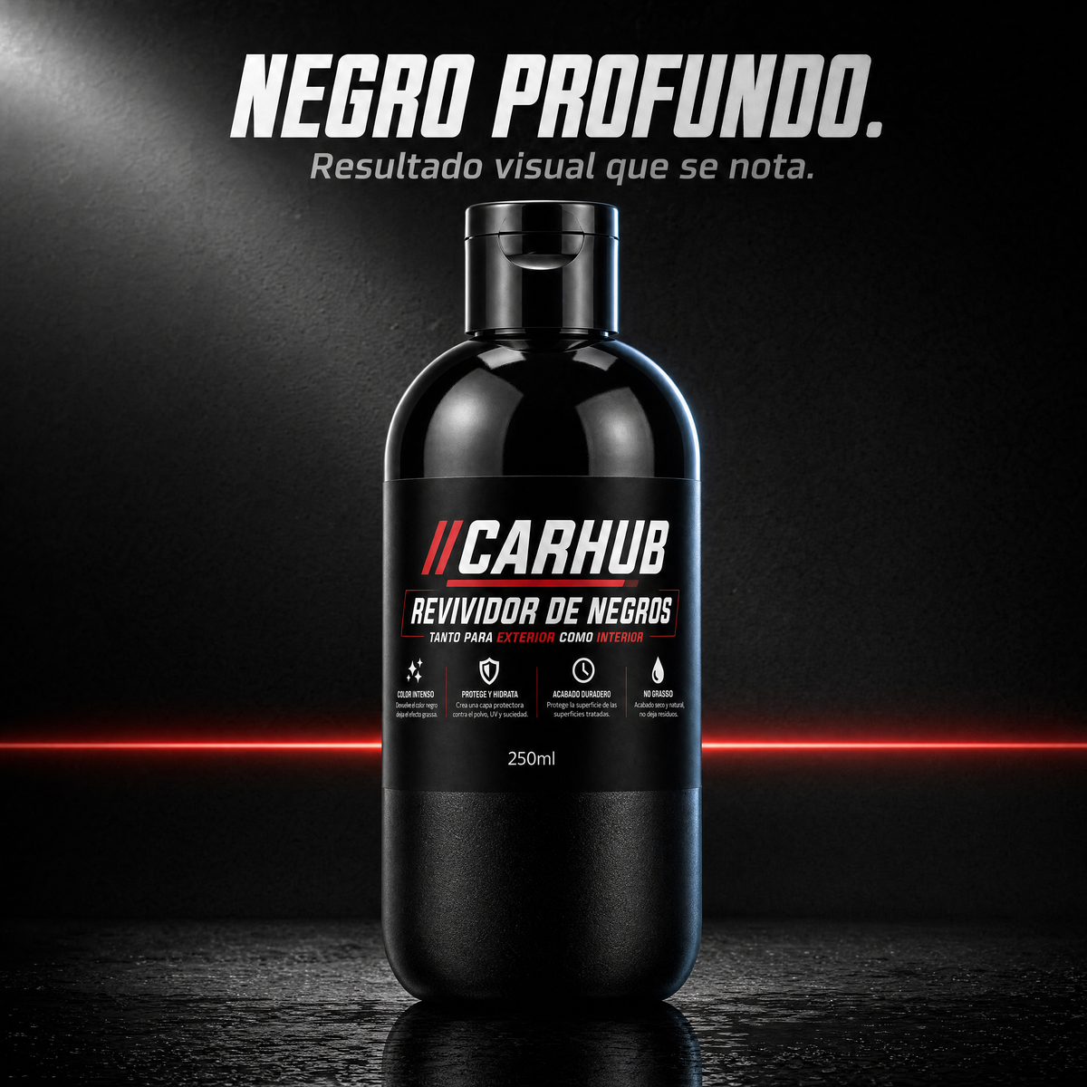 Kit "Efecto Nuevo": Restaurador de Plásticos CarHub + Aplicador GRATIS — imagen 4 de 7